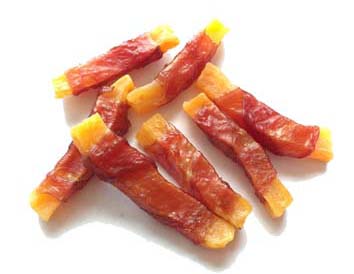 Crystal ducks around fries