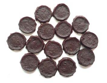 Purple potato wafer